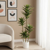 Artificial Accent Red Green Dracaena Plant - 3 ft (90 cm)